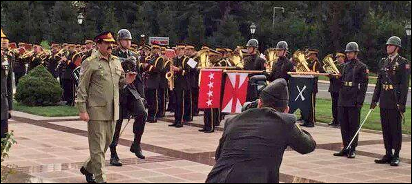 Pakistan army chief in Turkey to witness joint military maneuver