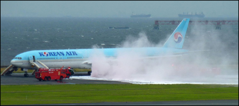 300 passengers evacuated from Korean Air plane at Tokyo airport