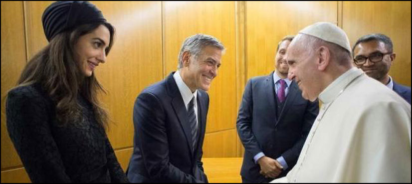 Pope gives awards to top Hollywood stars