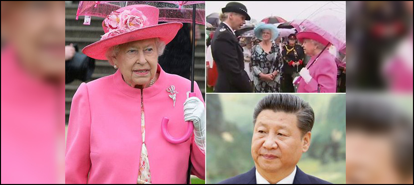 Queen Elizabeth caught on camera calling Chinese officials "very rude"