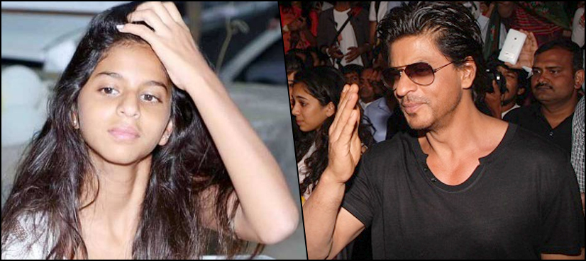 Shahrukh takes daughter out for dinner and caught by mob of fans