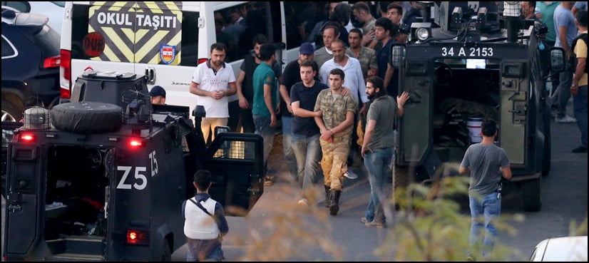 Turkey detains 103 generals, admirals after coup