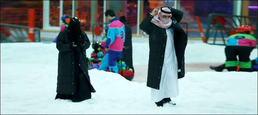Saudi snow city in Riyadh tests kingdom's capacity for fun