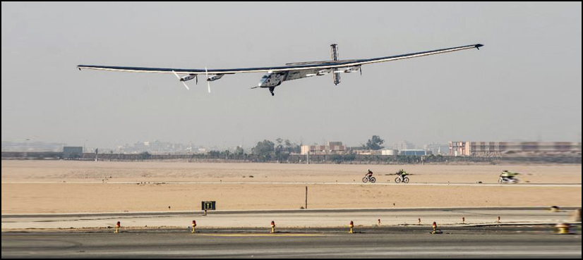 World touring solar plane's final leg to UAE delayed