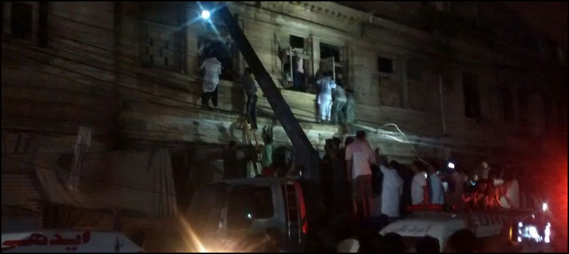 Two dead, eight injured as '100-year-old' building collapses in Karachi