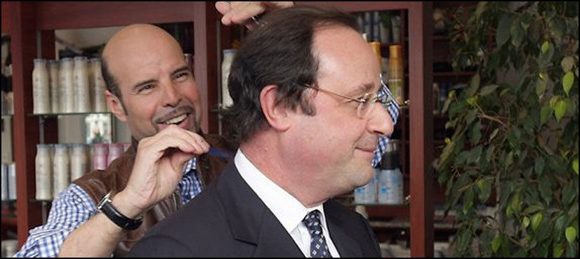French President Hollande's hairdresser 'paid 10,000 euros a month'