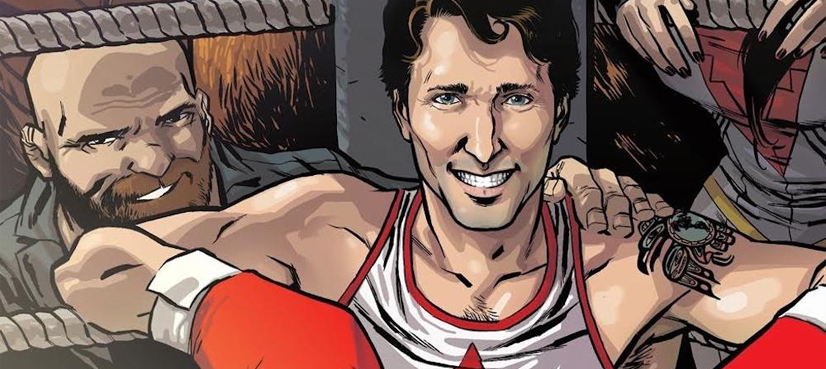 Canadian Prime Minister Justin Trudeau featured as a superhero in new comic