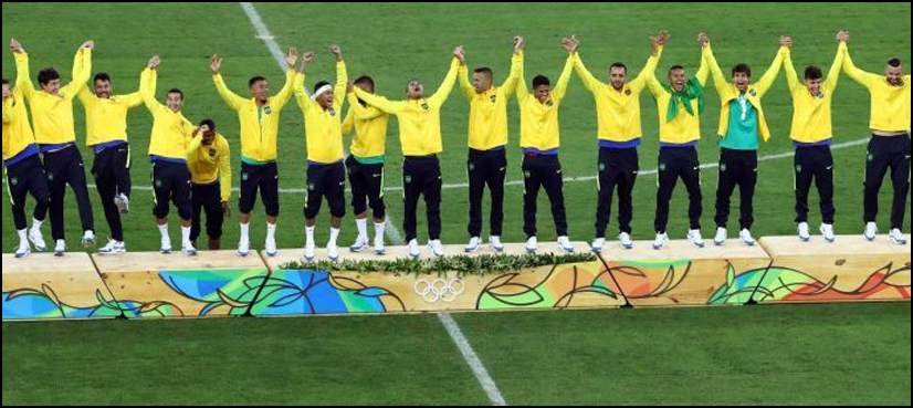 Neymar's nerves of steel hand Brazil first football gold