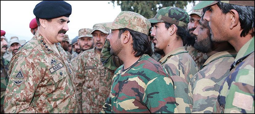 Army chief reiterates commitment to eradicate terrorists' sleeper cells from Pakistan