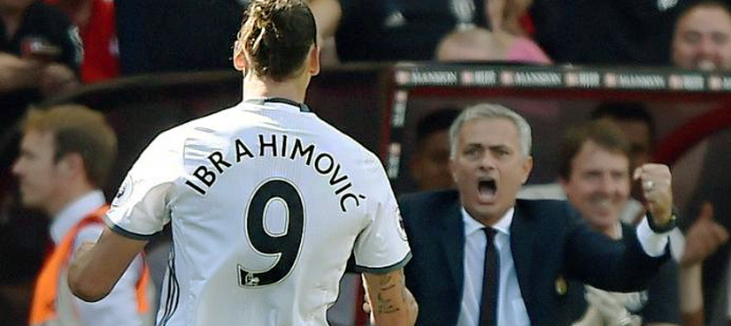 Ibrahimovic scores as Mourinho starts with United victory