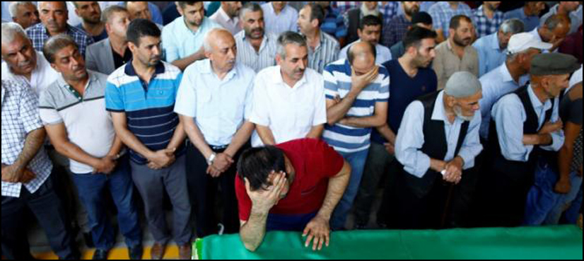 Erdogan blames child bomber for Turkey attack that killed 51