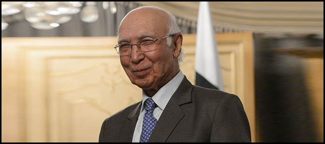 Sartaj Aziz arrives in India to attend Heart of Asia conference