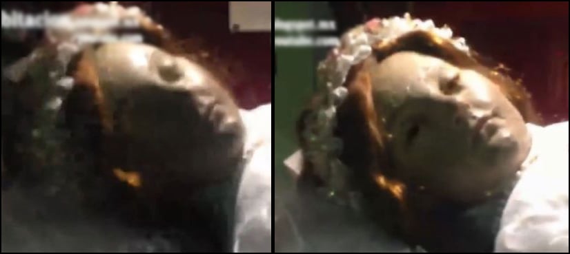 VIDEO: Child saint who died 300 years ago opens her eyes