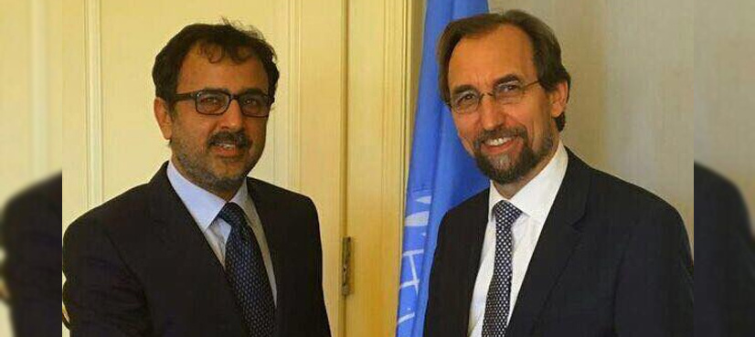 PM's Special Envoy briefs UN High Commissioner on human rights violation in Kashmir