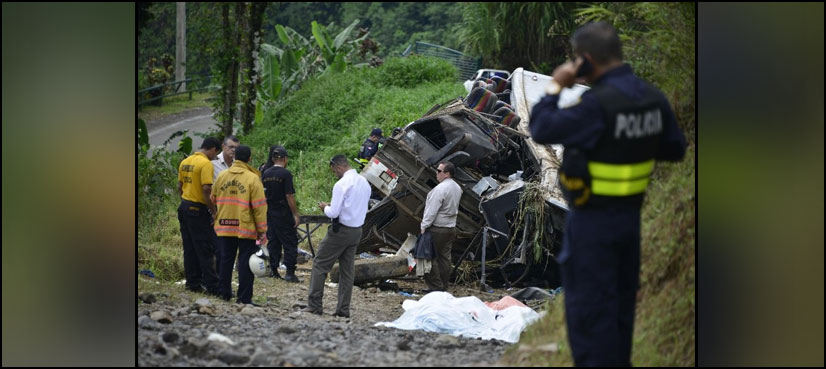 Costa Rica bus plunge kills 12