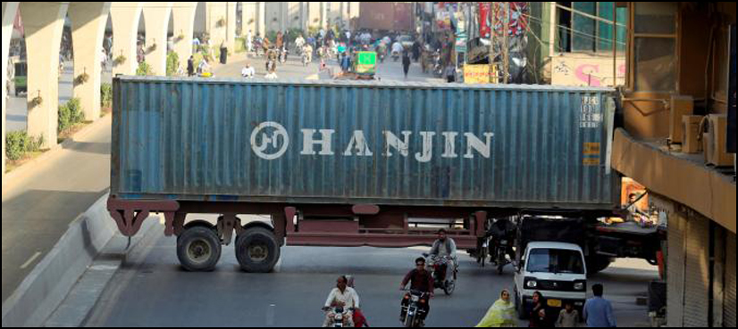 Local shippers fume as containers hijacked to block protests