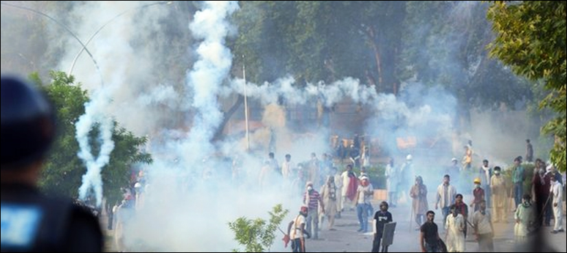 Infant dies from teargas in Rawalpindi