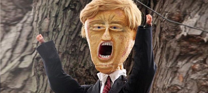 Trump, Clinton haunt US Halloween display