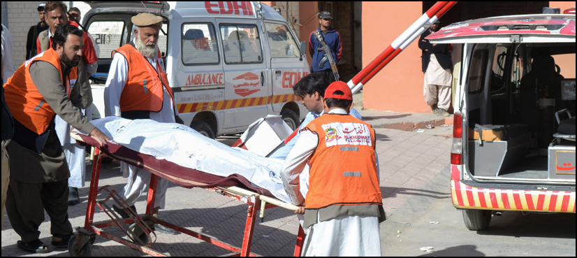 Gunmen kill 60 in attack on Quetta police training center