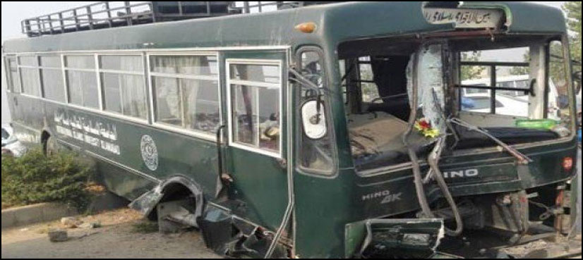 One person dead, 20 students injured in Islamabad university bus accident