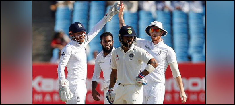 England pick off Kohli early in first India Test