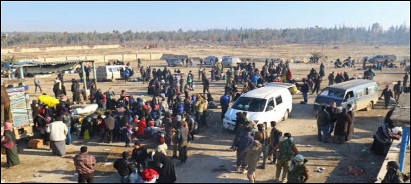 Thousands evacuated from Aleppo after deal over besieged villages