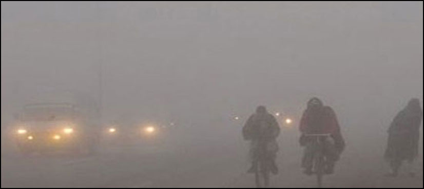 Three killed as thick blanket of fog covers major parts of country