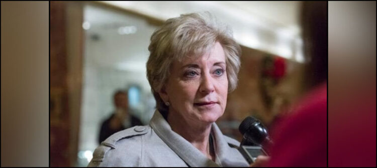 Trump chooses WWE owner's wife Linda McMahon to head SBA