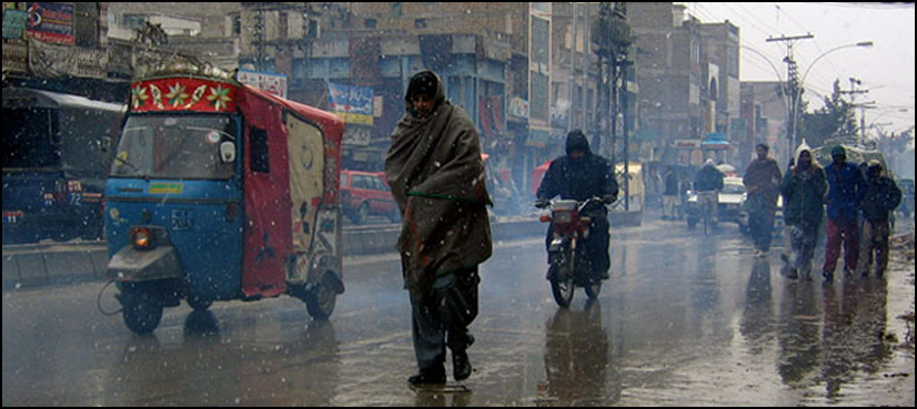 First winter rain in Quetta, dense fog affecting roads, visibility in Punjab