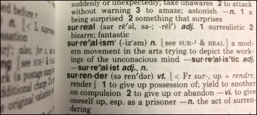 'Surreal' is named 2016 'Word of the Year'