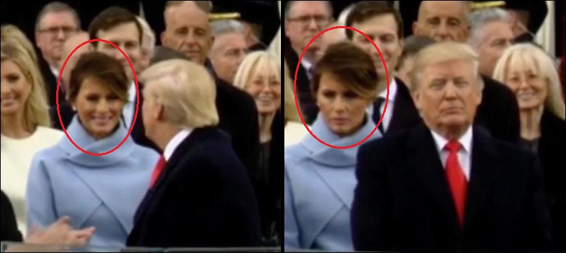 WATCH: The 'most awkward inauguration moment' between Donald Trump and Melania