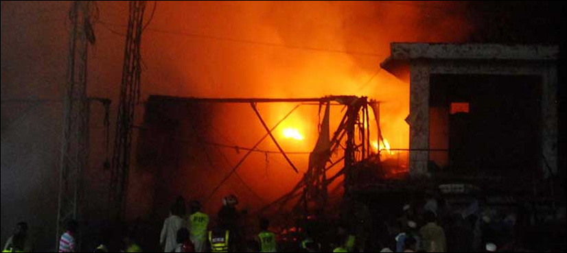 Fire at furniture factory in Okara doused after hours of fire fighting