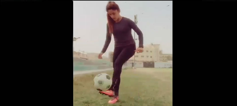 Pakistani woman footballer displays sublime freestyle skills