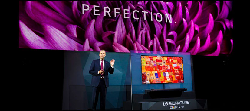 LG kicks off CES 2017 with 'wallpaper' thin TV