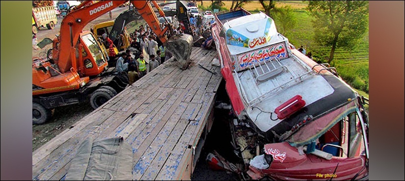 14 dead, several injured in Jhelum road crash