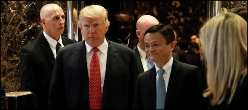 Alibaba chairman meets Trump, promises to bring one million jobs to U.S.