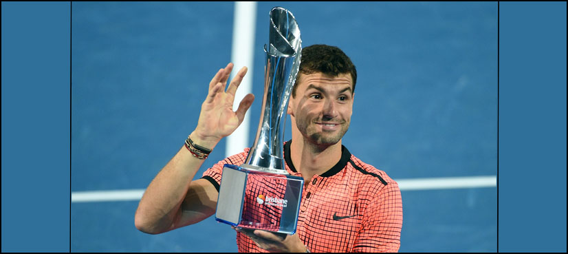 Dimitrov stuns Nishikori to win Brisbane final