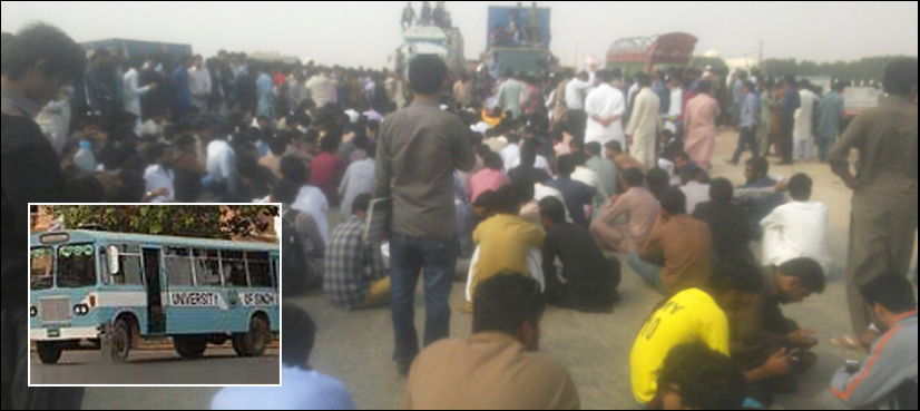 Student crushed to death by university bus in Hyderabad