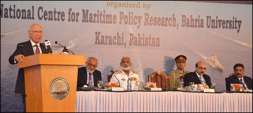 Indian Ocean should play role for peace, not conflict: Sartaj Aziz