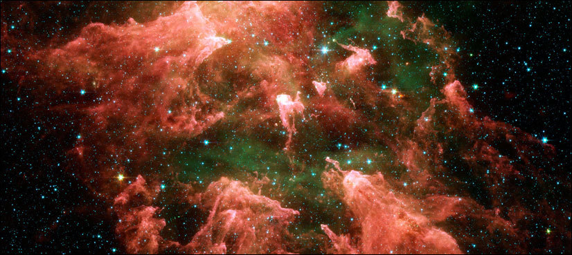 Astronomers zoom in on megastar's juvenile outburst