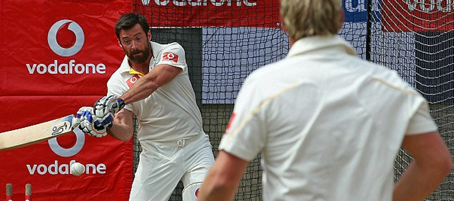 WATCH: 'Wolverine' Hugh Jackman faces legendary spinner Shane Warne