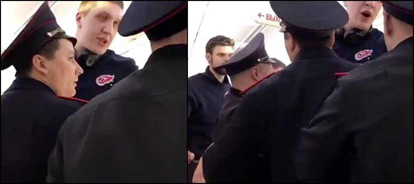 WATCH: 7-foot volleyball player dragged off flight for being too tall