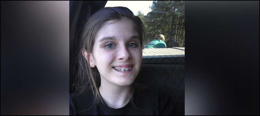 WATCH: Teenage girl spots mysterious figure in her selfie