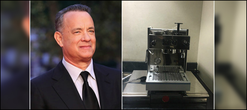 Tom Hanks gifts espresso machine to White House press