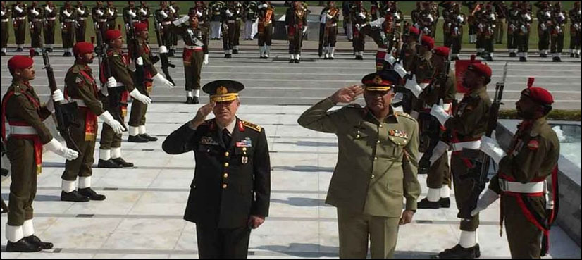 Gen Bajwa meets Turkish chief of general staff