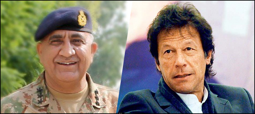 Imran Khan calls on army chief Gen. Bajwa