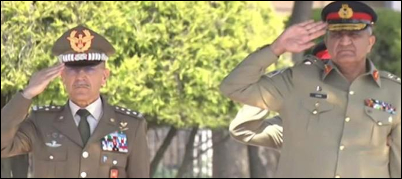 Italian army chief meets Gen Bajwa at GHQ
