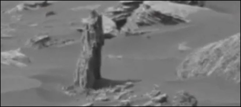 UFO hunters spot 'tree' on Mars in NASA Curiosity Rover footage