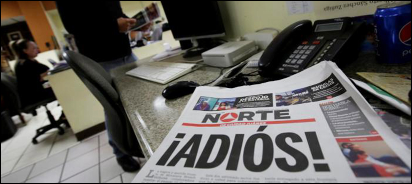 Mexican newspaper shuts down after killing of reporters across country