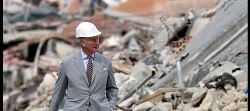 Prince Charles visits earthquake-hit Italian town